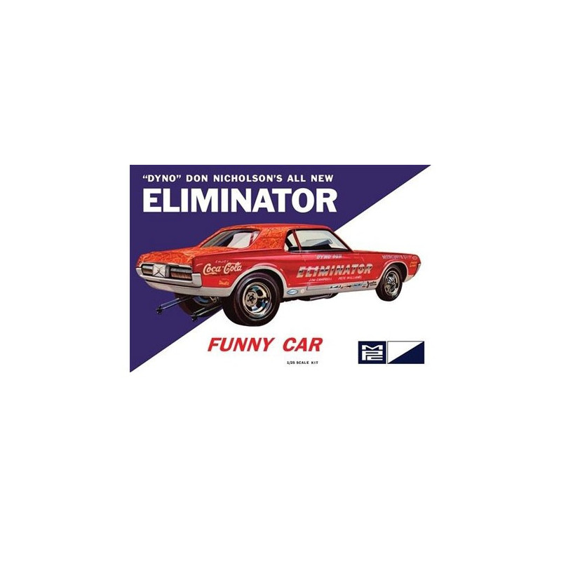 Maquette de voiture en plastique DON NICHOLSON'S FUNNY CAR COUGAR 1/25