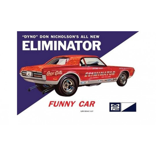Maquette de voiture en plastique DON NICHOLSON'S FUNNY CAR COUGAR 1/25