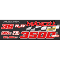 Accu LiPo 3S (11,1V) 3500mAh 35C avec coque rigide Accu LiPo 3S (11,1V) 3500mAh 35C avec coque rigide