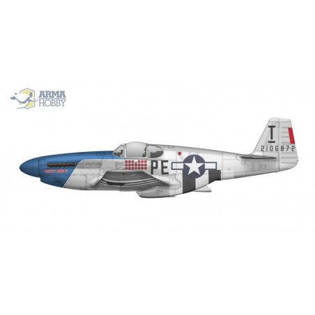 Maquette plastique d'avion P-51B Mustang 1/72 Maquette plastique d'avion P-51B Mustang 1/72