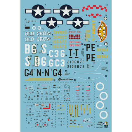 Maquette plastique d'avion P-51B Mustang 1/72 Maquette plastique d'avion P-51B Mustang 1/72
