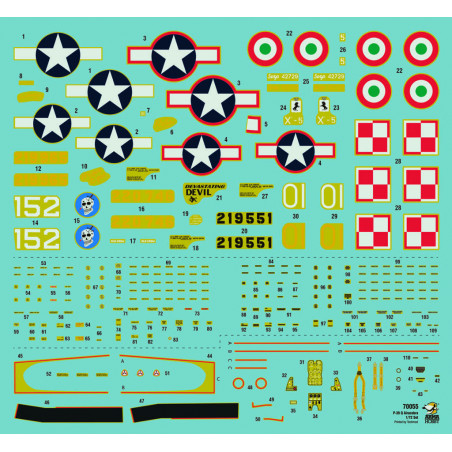 Maquette plastique d'avion P-39Q Airacobra 1/72 Maquette plastique d'avion P-39Q Airacobra 1/72