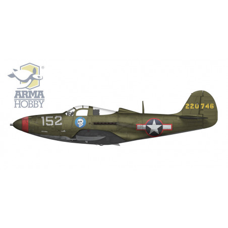 Maquette plastique d'avion P-39Q Airacobra 1/72 Maquette plastique d'avion P-39Q Airacobra 1/72