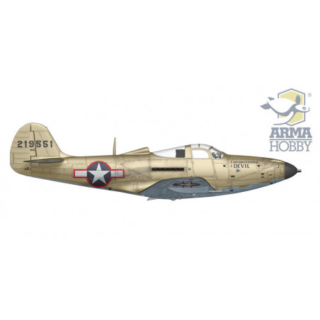 Maquette plastique d'avion P-39Q Airacobra 1/72 Maquette plastique d'avion P-39Q Airacobra 1/72