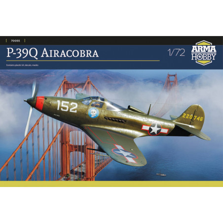 Maquette plastique d'avion P-39Q Airacobra 1/72 Maquette plastique d'avion P-39Q Airacobra 1/72