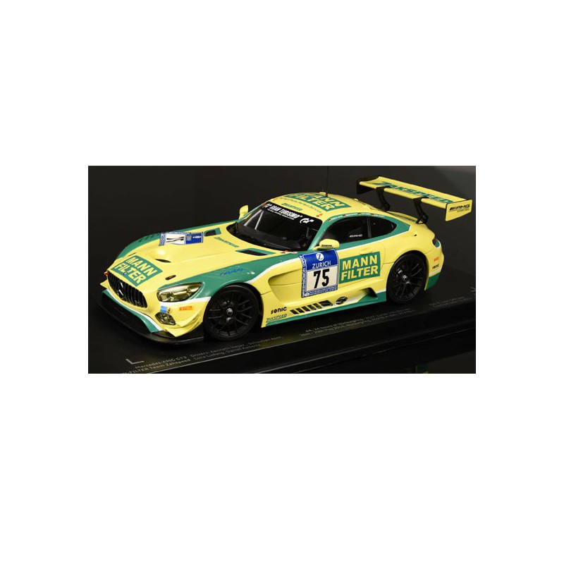 Voiture miniature Die Cast au1/18 MERCEDES AMG GT3 Mann Filter 24th Nurburing 1/18