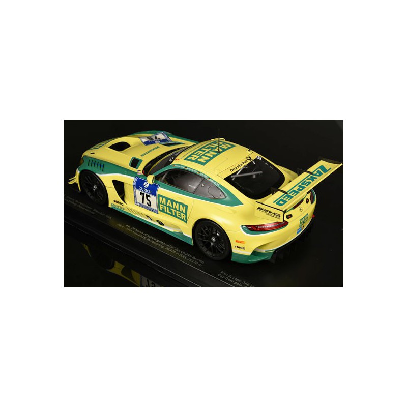 Voiture miniature Die Cast au1/18 MERCEDES AMG GT3 Mann Filter 24th Nurburing 1/18