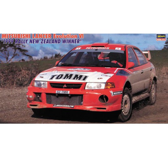 Maquette de voiture en plastique MITSU. LANCER Evo VI 1/24 Maquette de voiture en plastique MITSU. LANCER Evo VI 1/24