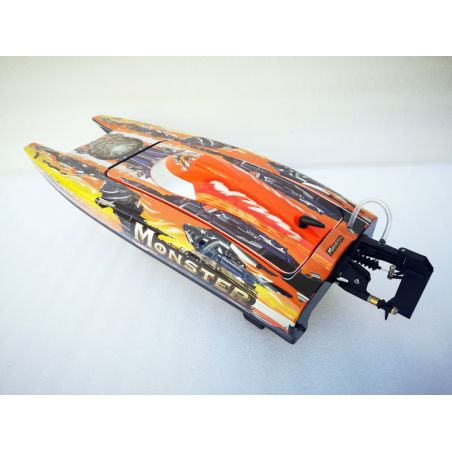 Bateau électrique radiocommandé MONSTER COMBO CATAMARAN Brushless Racing RTS Bateau électrique radiocommandé MONSTER COMBO CATAMARAN Brushless Racing RTS