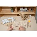 Puzzle 3D mécanique facile pour maquette Canon lance balles de ping pong Puzzle 3D mécanique facile pour maquette Canon lance balles de ping pong