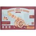 Puzzle 3D mécanique facile pour maquette Canon lance balles de ping pong Puzzle 3D mécanique facile pour maquette Canon lance balles de ping pong