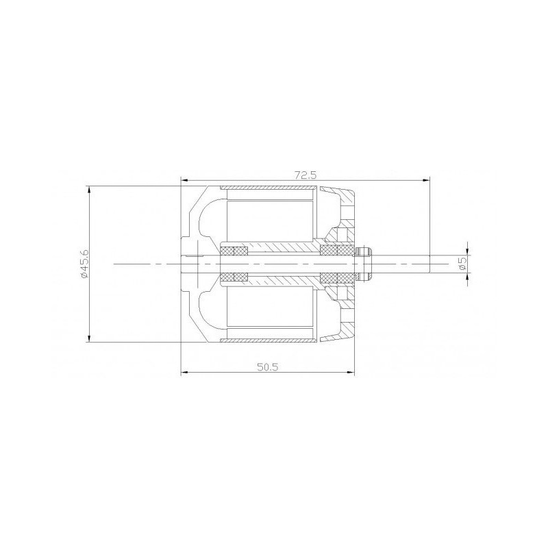 Moteur électrique radiocommandé Moteur DM3625 Kv650