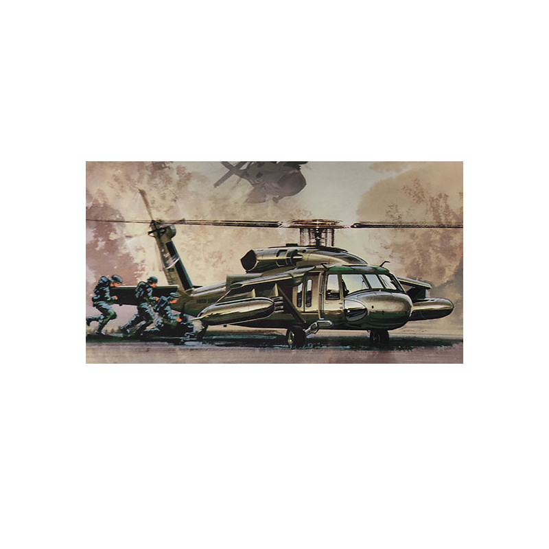 Maquette d'hélicoptère en plastique UH-60B Blackhawk 1/100