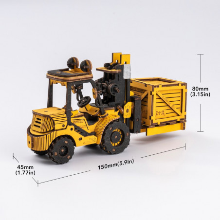 Puzzle 3D Facile Chariot élévateur Puzzle 3D Facile Chariot élévateur