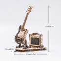 Puzzle 3D Facile Guitare Electrique Puzzle 3D Facile Guitare Electrique