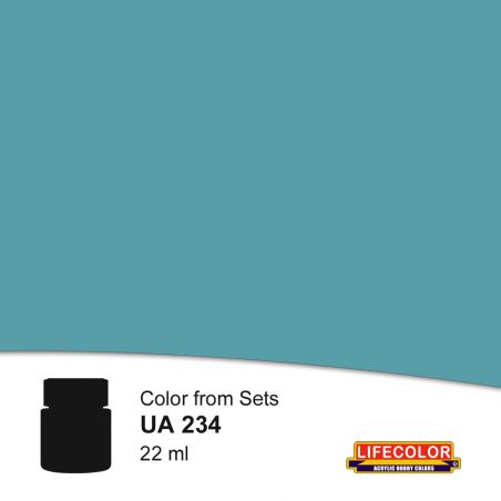 Peinture acrylique German Lichtblau (Bleu clair) RAL 5012 22ml Peinture acrylique German Lichtblau (Bleu clair) RAL 5012 22ml