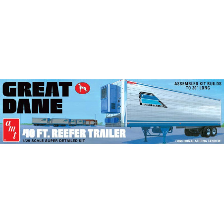 Maquette de camion en plastique - Remorque Frigorifique Great Dane 40 pieds 1:25 Maquette de camion en plastique - Remorque Frigorifique Great Dane 40 pieds 1:25