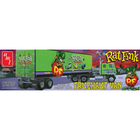 Maquette de camion en plastique - Remorque Fruehauf RAT FINK 1:25 Maquette de camion en plastique - Remorque Fruehauf RAT FINK 1:25