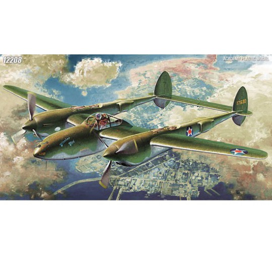 Maquette d'avion en plastique P-38F LIGHTING GLACIER GIRL 1/48 Maquette d'avion en plastique P-38F LIGHTING GLACIER GIRL 1/48