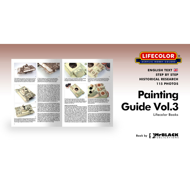 Peinture pour maquette LIFECOLOR GUIDE PEINTURE 3