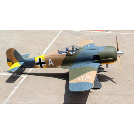Avion thermique radiocommandé Focke-Wulf Fw 190 A-5 55cc ARF Avion thermique radiocommandé Focke-Wulf Fw 190 A-5 55cc ARF