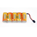 Accu NiMH pour appareil radiocommandé PACK Rx 6.0V/AP-4000UV FUTABA Accu NiMH pour appareil radiocommandé PACK Rx 6.0V/AP-4000UV FUTABA