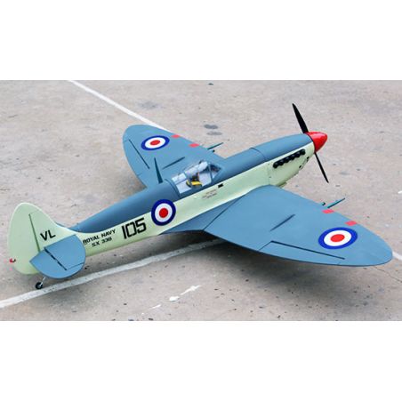Avion thermique radiocommandé Seafire 120 ARF + train rentrant électrique Avion thermique radiocommandé Seafire 120 ARF + train rentrant électrique