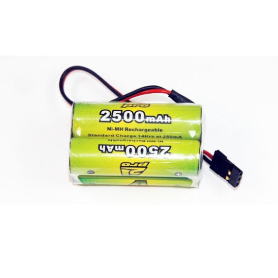 Accu NiMH pour appareil radiocommandé PACK Rx B 4.8V/AP-2500AA JR Accu NiMH pour appareil radiocommandé PACK Rx B 4.8V/AP-2500AA JR