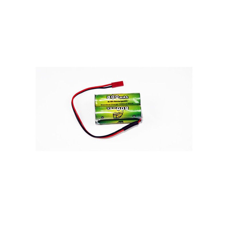 Accu NiMH pour appareil radiocommandé PACK Rx B 4.8V/AP-800AA BEC