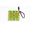 Accu NiMH pour appareil radiocommandé PACK Rx S 4.8V/AP-2500AA JR Accu NiMH pour appareil radiocommandé PACK Rx S 4.8V/AP-2500AA JR