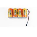 Accu NiMH pour appareil radiocommandé PACK Rx S 4.8V/AP-3300UV JR Accu NiMH pour appareil radiocommandé PACK Rx S 4.8V/AP-3300UV JR