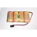 Accu NiMH pour appareil radiocommandé PACK Rx S 4.8V/AP-4000UV FUTABA Accu NiMH pour appareil radiocommandé PACK Rx S 4.8V/AP-4000UV FUTABA