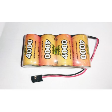 Accu NiMH pour appareil radiocommandé PACK Rx S 4.8V/AP-4000UV FUTABA Accu NiMH pour appareil radiocommandé PACK Rx S 4.8V/AP-4000UV FUTABA
