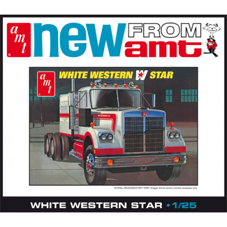 Maquette de camion à construire WESTERN STAR SEMI TRAILER 1/25