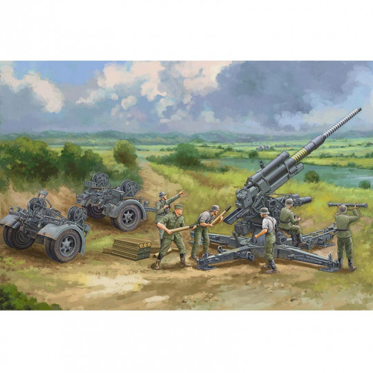 Maquette de Char en plastique German 8.8cm Flak 36/37 1:35 Maquette de Char en...