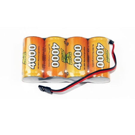 Accu NiMH pour appareil radiocommandé PACK Rx S 4.8V/AP-4000UV JR Accu NiMH pour appareil radiocommandé PACK Rx S 4.8V/AP-4000UV JR