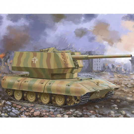 Maquette de Char en plastique E-100 Flakpanzer w/12.8cm Flak 40 1:35 Maquette de Char en...