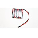 Accu NiMH pour appareil radiocommandé PACK Rx S 6.0V/AAA-1000 JR Accu NiMH pour appareil radiocommandé PACK Rx S 6.0V/AAA-1000 JR