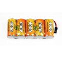 Accu NiMH pour appareil radiocommandé PACK Rx S 6.0V/AP-4000UV JR Accu NiMH pour appareil radiocommandé PACK Rx S 6.0V/AP-4000UV JR