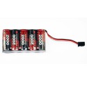 Accu NiMH pour appareil radiocommandé PACK Rx S 6.0V/EP-2000UV FUTABA Accu NiMH pour appareil radiocommandé PACK Rx S 6.0V/EP-2000UV FUTABA