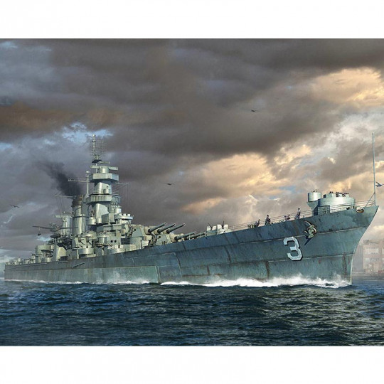 Maquetta plástica del barco...