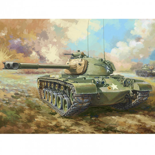 Maquette plastique de char américain M48 PATTON 1:35 Maquette plastique de char...