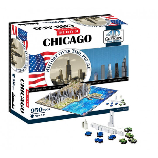 Jigsaw Puzzle CHICAGO 4D...