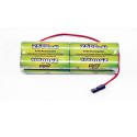 Accu NiMH pour appareil radiocommandé PACK Tx B 9.6V/AP-2500 JR Type servo Accu NiMH pour appareil radiocommandé PACK Tx B 9.6V/AP-2500 JR Type servo