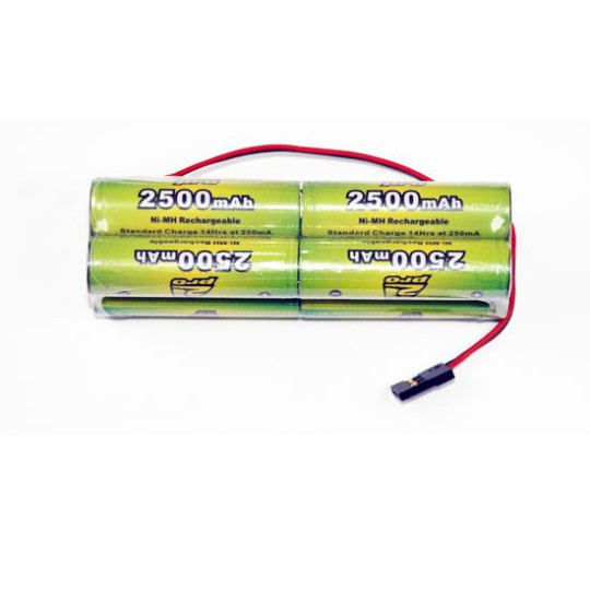 Accu NiMH pour appareil radiocommandé PACK Tx B 9.6V/AP-2500 JR Type servo Accu NiMH pour appareil radiocommandé PACK Tx B 9.6V/AP-2500 JR Type servo