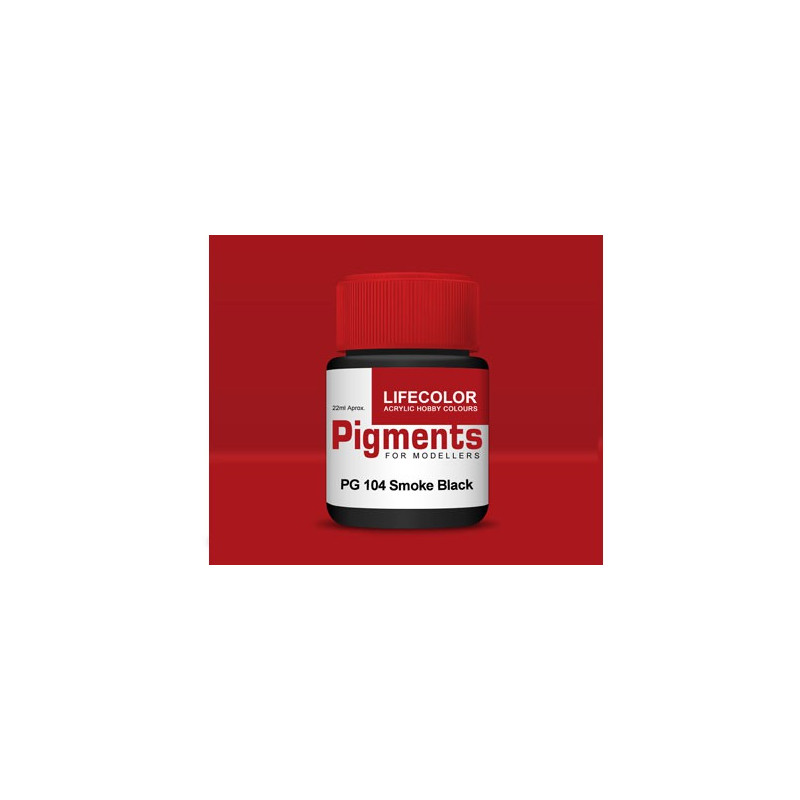 Peinture acrylique PIGMENT SMOKE BLACK