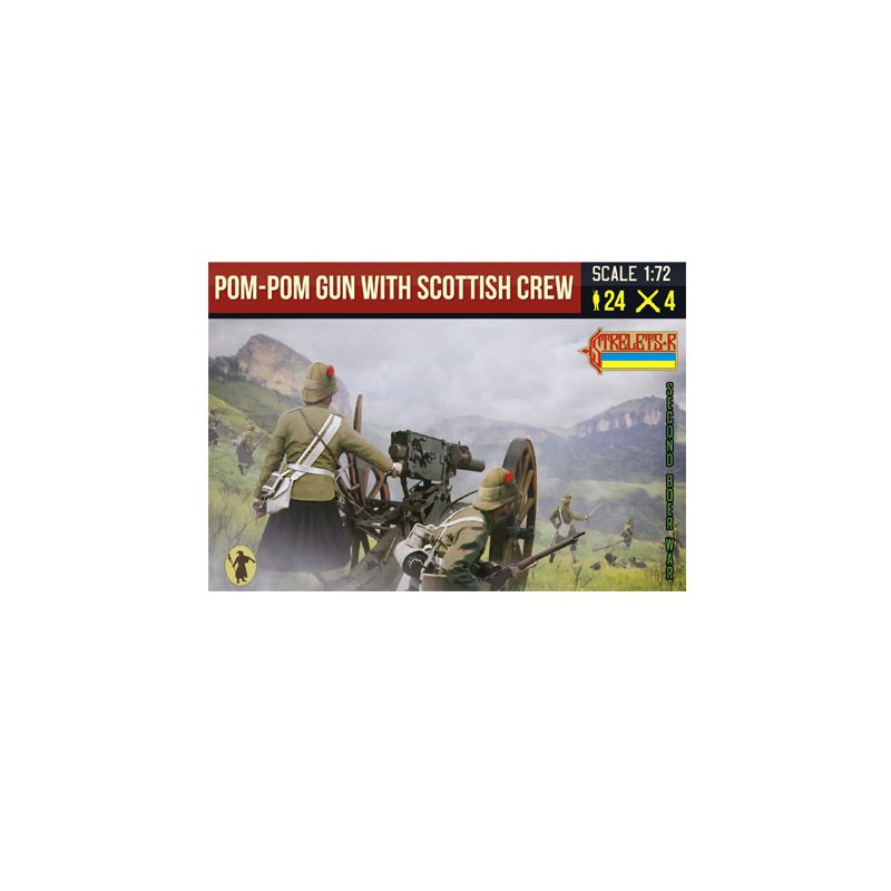 Figurine Pom-Pom Gun with British Crew