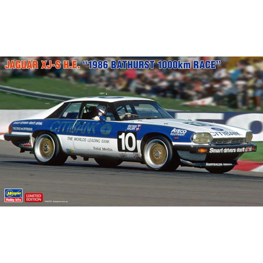 Maquette plastique de voiture Jaguar XJ-S HE "Course de 1000 km de Bathurst 1986 » 1:24 Maquette plastique de...