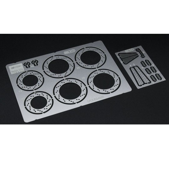 Maquette de moto en plastique Pièces photo-découpées Suzuki RG400 Maquette de moto en plastique Pièces photo-découpées Suzuki RG400