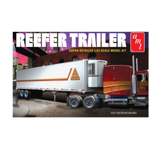 Maquette de camion en plastique Reefer Semi trailer 1/25 Maquette de camion en plastique Reefer Semi trailer 1/25